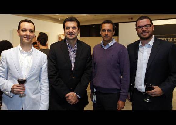 Fotos JAIME P&#201;REZ - Sebasti&#225;n Tob&#243;n, Sergio P&#233;rez, Juan Fernando Botero y Roberto Schildknecht.