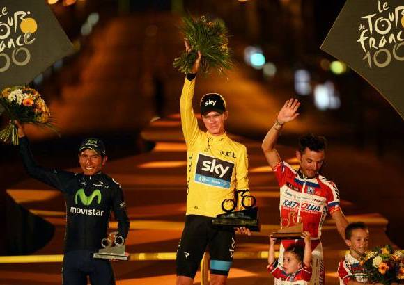 AP - El colombiano Nairo Quintana (Movistar) se sinti&#243; &quot;emocionado&quot; nada m&#225;s atravesar la l&#237;nea de la &#250;ltima etapa del Tour del centenario, un momento que se vivi&#243; en Colombia &quot;como en los tiempos de Fabio Parra y Lucho Herrera.