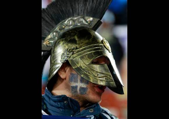 AP - Los griegos contaron con un notable respaldo en la tribuna, aunque la gran mayoría eran argentinos.