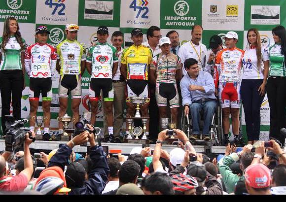Róbinson Sáenz - El Gato Cárdenas, de 38 años, demostró su jerarquía y su garra en las vías de Antioquia.