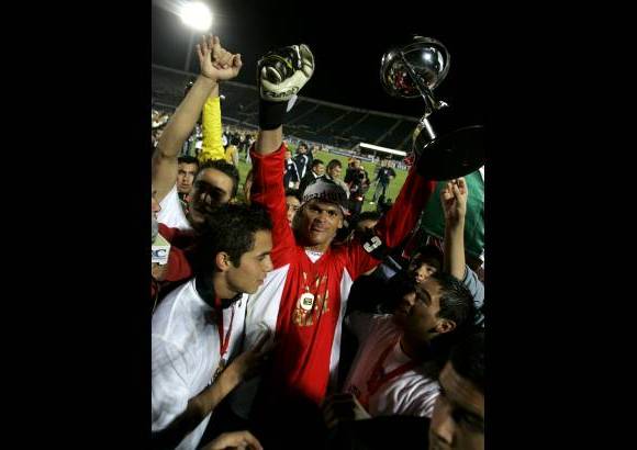 Foto archivo - El portero vallecaucano Miguel &#193;ngel Calero Rodr&#237;guez descrest&#243; con todo su talento en el club Independiente de Ginebra, el Club Sporting de Barraquilla, el Deportivo Cali, el Club Atl&#233;tico Nacional, el Pachuca y la selecci&#243;n Colombia.