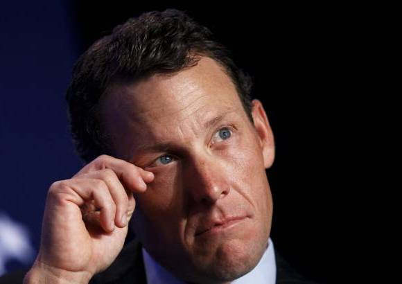 Foto Reuters - Esta era la cara de Lance Armstrong durante una rueda de prensa celebrada en Nueva York en el 2010.