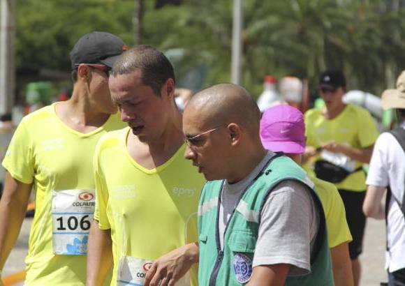 Esteban Jaramillo y Sebastián Salazar - Más de 10 mil competidores se dieron cita en esta histórica cita deportiva que se corría en las modalidades de 5, 10, 21 y 42 kilómetros.