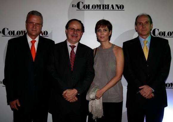 Edwin Bustamante Restrepo - Otto Elger, Luis Miguel de Bedout Hernández, Camila Platin y Felipe Múnera.