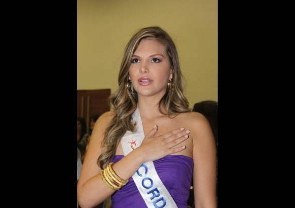Colprensa - Señorita Córdoba. Marcia Jones Brango.