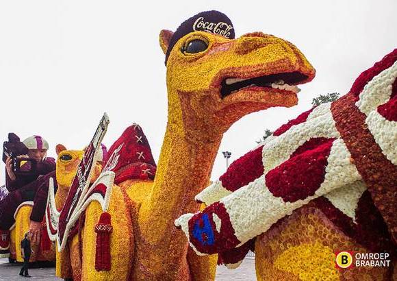 Jesse van Kalmthout, Omroep Brabant - Desfile de los gigantes de flores en Zundert, Holanda. La gran parada se realiz&#243; el primer domingo de septiembre como es tradici&#243;n hace 73 a&#241;os en dicha ciudad.