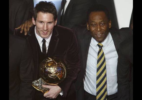 Reuters - Messi sum&#243; el 47,88 por ciento de los votos, contra el 21,6 por ciento de Ronaldo y el 9,23 por ciento de Xavi.