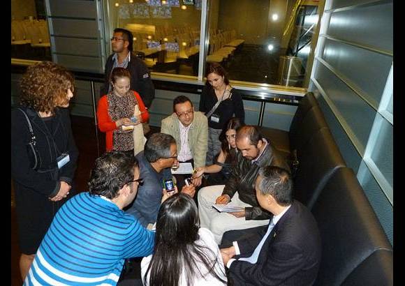 - La prensa latinoamericana dialog&#243; con el japon&#233;s Hide Harada, quien encabez&#243; el equipo de desarrollo de la Toughpad.