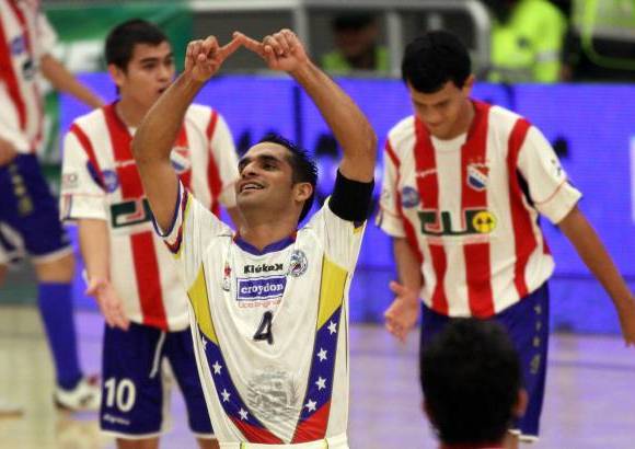 Hern&#225;n Vanegas - Wilfredo Figueroa fue quien logr&#243; el segundo gol de Venezuela en el coliseo Tulio Ospina.