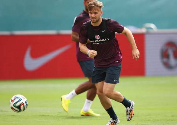 FOTO AFP - Luke Shaw, mediocampista de la selección inglesa y del Southampton, es el segundo más joven del Mundial. Cumplirá 19 años el 12 de julio, un día antes de la gran final.
