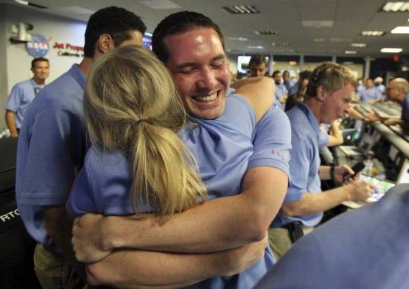 Foto AP - El propio Obama emitió un comunicado en el que calificó el aterrizaje en Marte del Curiosity como "una proeza tecnológica sin precedentes que quedará como motivo de orgullo nacional en el futuro".