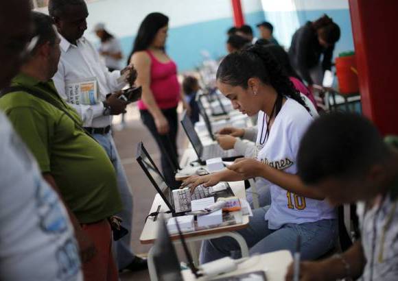 Foto Reuters - La votación en estado Miranda atrajo todas las miradas.