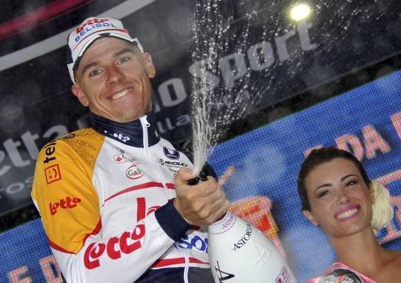 AP - Adam Hansen hab&#237;a luchado por a&#241;os la victoria en el Giro.
