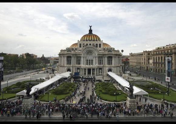 AFP - Panor&#225;mica del Palacio de Bellas Artes de M&#233;xico.
