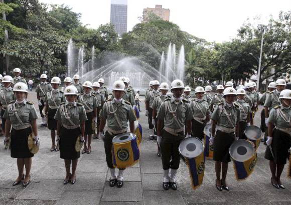 Manuel Saldarriaga - Este martes se cumpli&#243; una parada especial, en el Parque Bol&#237;var, por los 50 a&#241;os de la Polic&#237;a Antioquia.