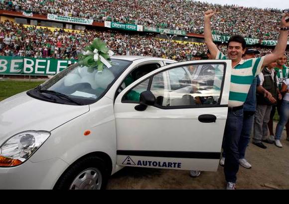 Jaime P&#233;rez - El verde y blanco se apoder&#243; del estadio Atanasio Girardot.
