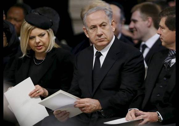 Reuters - El primer Ministro israel&#237;, Benjamin Netanyahu y su esposa participaron de los honores y la ceremonia f&#250;nebre de la exprimera ministra brit&#225;nica Margaret Thatcher.