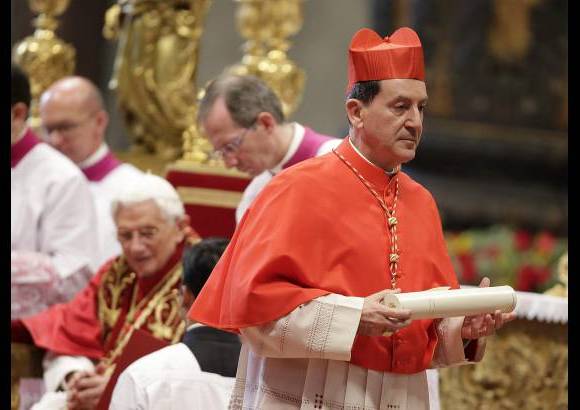 Foto Reuters - El papa Benedicto XVI nombró este sábado solemnemente seis nuevos cardenales, entre ellos el colombiano Rubén Salazar Gómez, arzobispo de Bogotá.