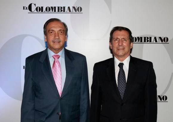 Edwin Bustamante Restrepo - El gobernador de Antioquia, Luis Alfredo Ramos Botero, y el secretario privado de la Gobernación, Jesús Alfonso Jaramillo Zuluaga.
