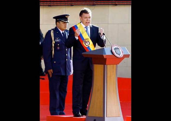 Reuters - Enfatiz&#243; que es la hora de la Colombia en paz.