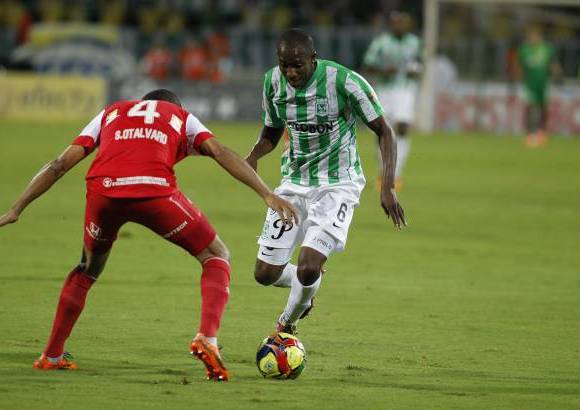 JAIME P&#201;REZ - Juan David Valencia, el h&#233;roe en el partido de vuelta frente al Santa Fe.