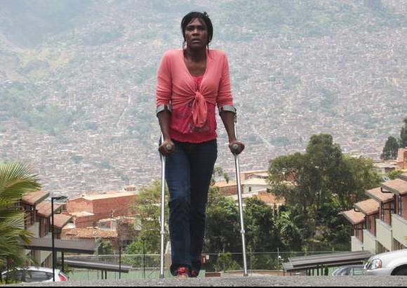 Archivo - Ante las dificultades económicas, Zorobabelia Córdoba vive con su hermana Yaysa en Bello. Su casa en Los Colores está embargada.