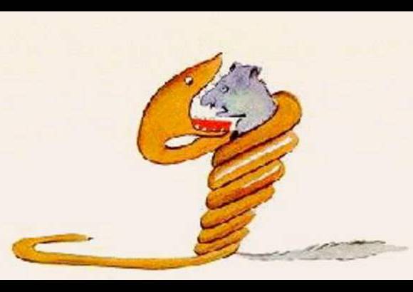 Cortes&#237;a - La boa es la primera ilustraci&#243;n que se muestra en El Principito.