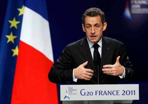 Reuters - Francia, Presidente Nicolas Sarkozy.