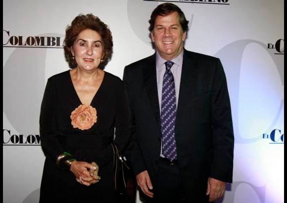 Edwin Bustamante Restrepo - Roberto Pombo, director de El Tiempo, y Martha López Hernández.