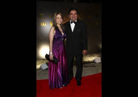 Edwin Bustamante - Felipe Andr&#233;s Gil Barrera (secretario de Educaci&#243;n de Antioquia) y su esposa.