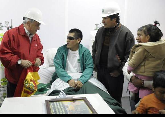 REUTERS - En general, todos los mineros rescatados tenían un buen estado de salud.