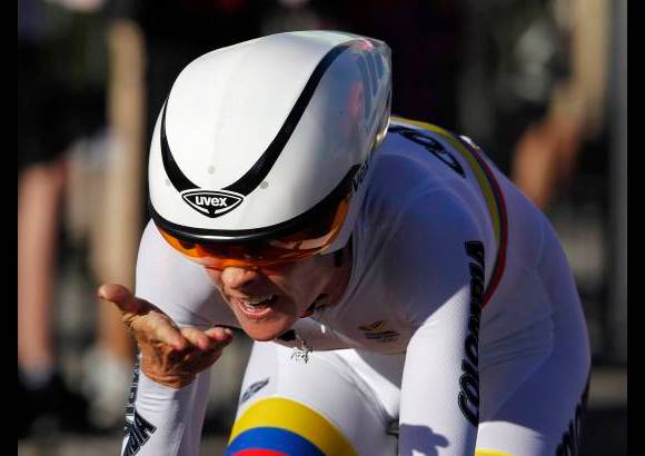 Reuters - La colombiana Mar&#237;a Luisa Calle, quien se qued&#243; con el oro en la prueba de la contrarreloj.