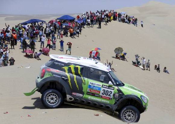 REUTERS - St&#233;phane Peterhansel se ha adjudicado diez veces del Rally Dakar y es actual poseedor del t&#237;tulo.