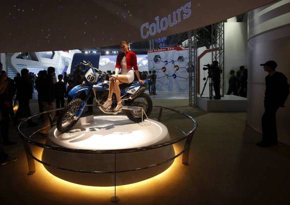 Reuters - Pero el exposhow no es solo para carros, como lo demuestra esta moto RTR-250.