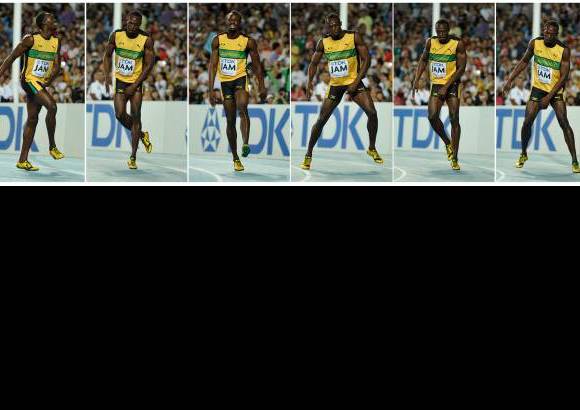 Reuters - Nesta Carter fue el primero en el relevo, seguido por Michael Frater. Yohan Blake, el campe&#243;n de los 100 tras la descalificaci&#243;n de Bolt en la final, fue el tercero y entreg&#243; a Bolt.