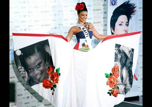 Reuters - Miss Hait&#237;, Sarodj Bertin.