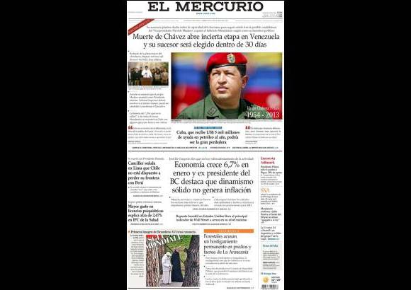Cortes&#237;a - El Mercurio de Chile.