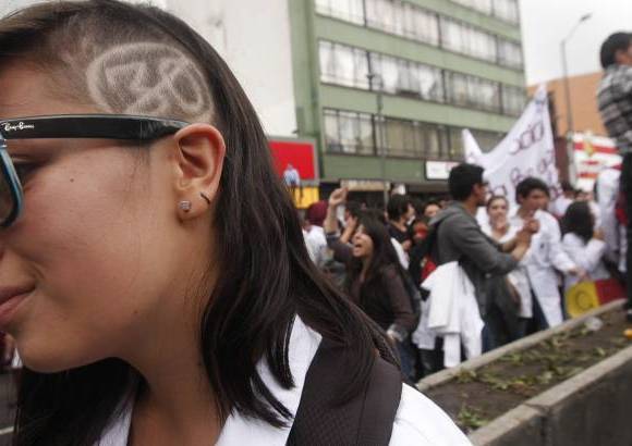 Colprensa - Los estudiantes entraron en paro indefinido hasta que retiren la Ley 30.