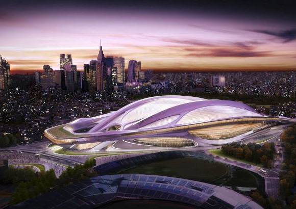 Reuters - Esta imagen generada por computador muestra como sería el estadio Olímpico, una de las principales sedes propuestas para los Juegos Olímpicos de Tokio 2020.