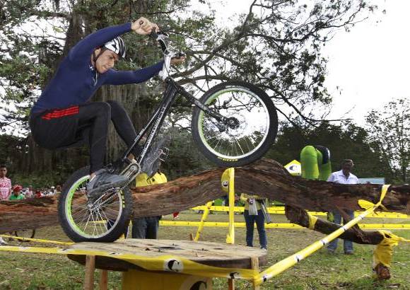 Donaldo Zuluaga - Los amantes del biketrial dieron un espect&#225;culo por todo lo alto.