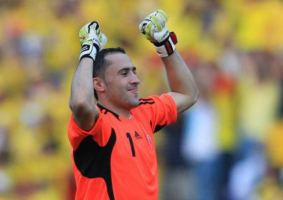 Reuters - David Ospina, el arquero titular de la selecci&#243;n colombiana de f&#250;tbol, al servicio del Niza de la primera divisi&#243;n de Francia, estar&#225; en esta fiesta del f&#250;tbol como portero del equipo de Messi.