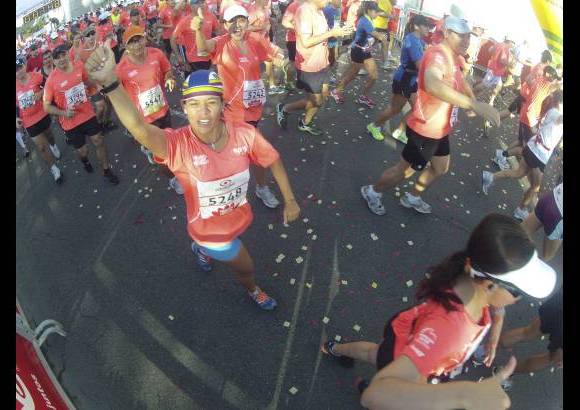 Esteban Jaramillo y Sebastián Salazar - Más de 10 mil competidores se dieron cita en esta histórica cita deportiva que se corría en las modalidades de 5, 10, 21 y 42 kilómetros.