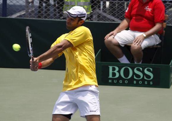 Colprensa - Cabal superó una dolencia en su pierna izquierda y terminó el duelo con gallardía.