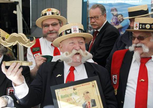 Reuters - El ganador de este a&#241;o fue Jef, un hombre que se siente feliz de llevar su exclusivo bigote.