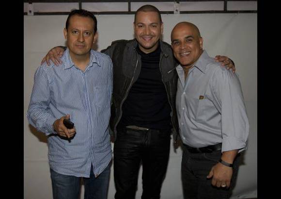 Edwin Bustamante - El puertorriqueño Victor Manuel minutos antes de su salida al escenario en donde presentó las canciones más reconocidas de su repertorio para el público de Medellín.