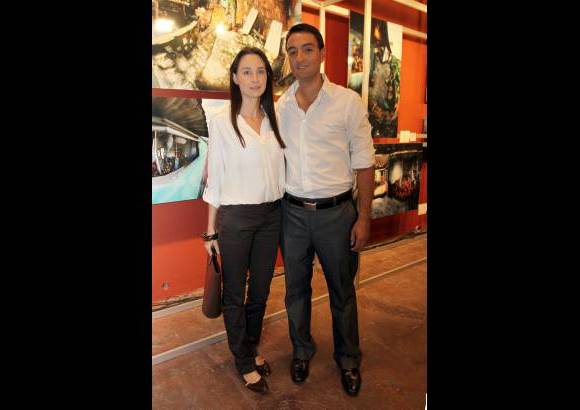 David Sánchez - Sara Vélez y su esposo Alejandro Restrepo.