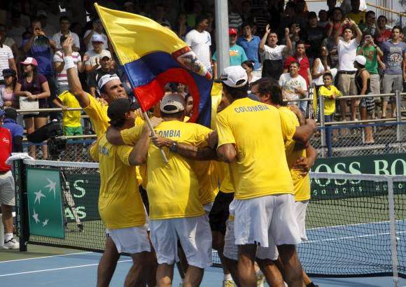 Colprensa - Colombia selló su clasificación al repechaje del grupo Mundial de Copa Davis.