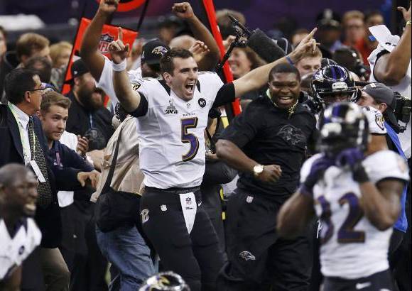 REUTERS - Los Ravens estuvieron siempre al frente del marcador y al inicio del tercer periodo su ventaja fue de 22 puntos, hasta que se fue la luz del Mercedes-Benz Superdomes.