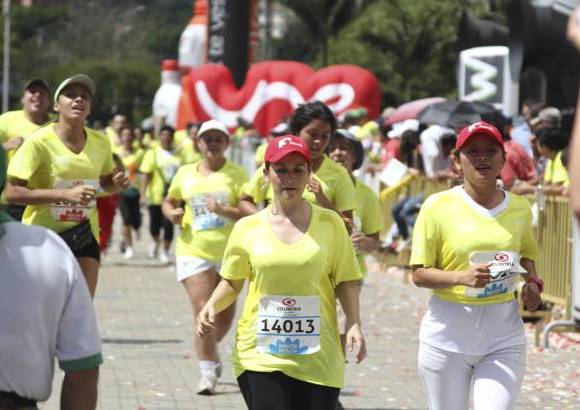Esteban Jaramillo y Sebastián Salazar - Más de 10 mil competidores se dieron cita en esta histórica cita deportiva que se corría en las modalidades de 5, 10, 21 y 42 kilómetros.