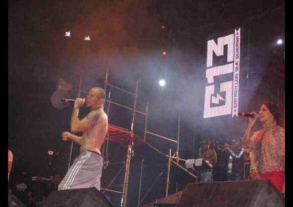 Laura Castro - El concierto de Calle 13 en la Feria de Ganados fue el 6 de diciembre de 2011.